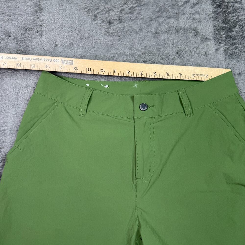 Columbia Titanium Summit Valley Shorts Womens 8 Green Nylon Stretch Hiking - Picture 7 of 7